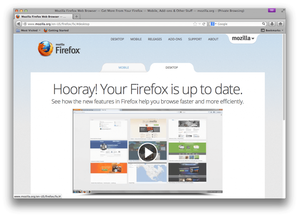 firefox for mac desktop